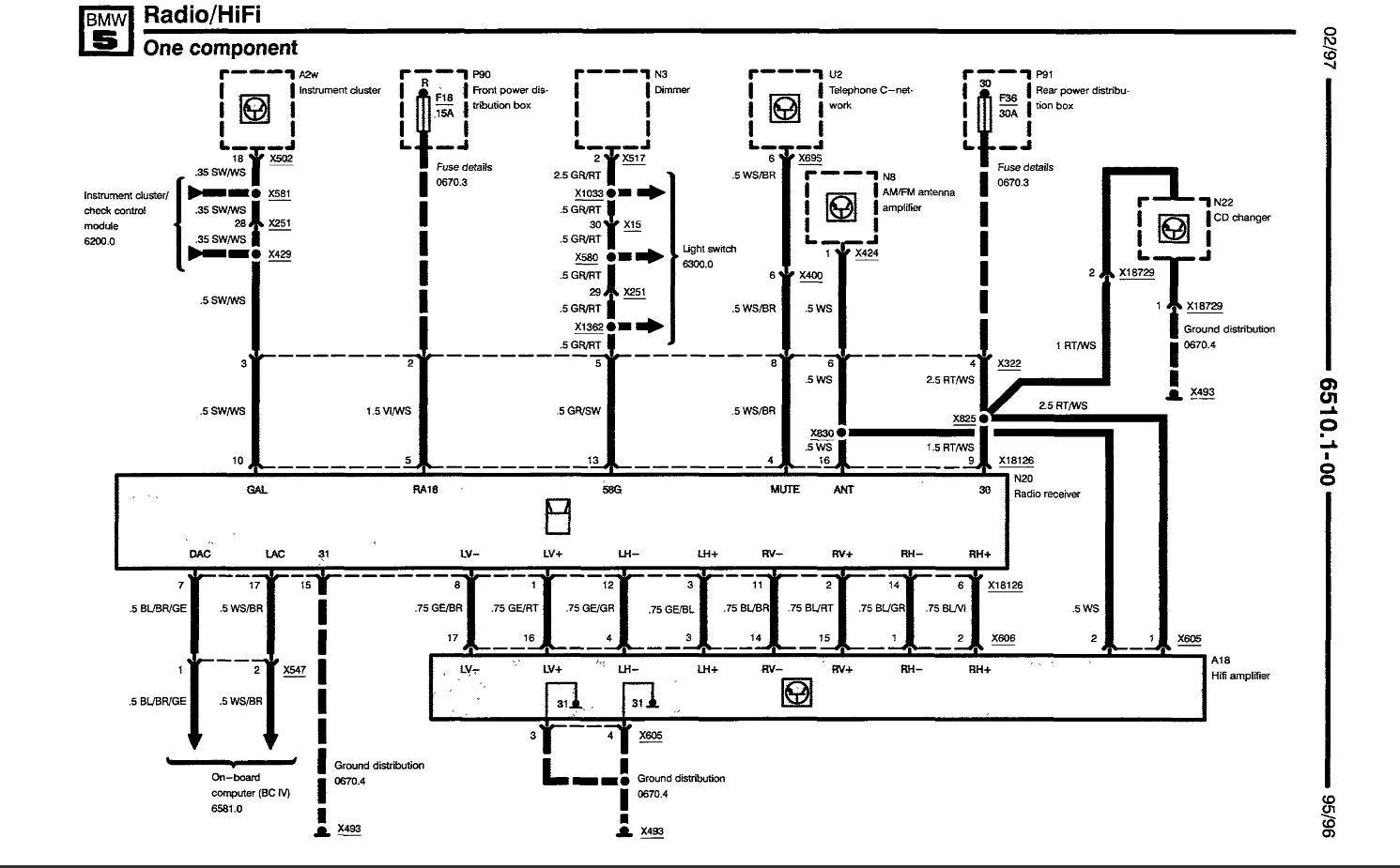 bmw e39 dsp wiring diagram