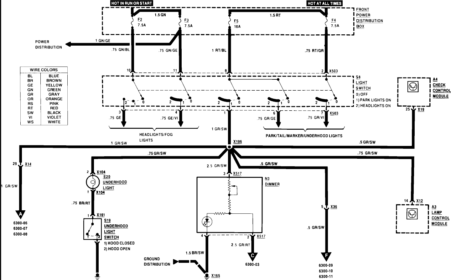 bmw e46 lcm wiring diagram