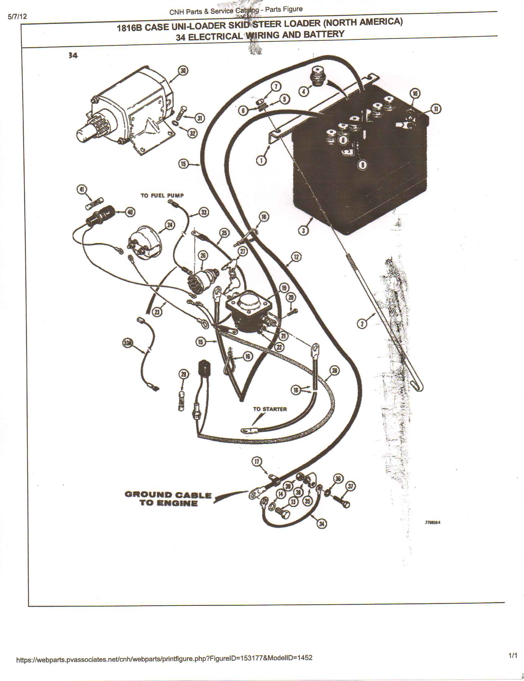 bobcat 425 excavator fuel solenoid wiring diagram