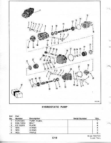 bobcat 743 parts diagram