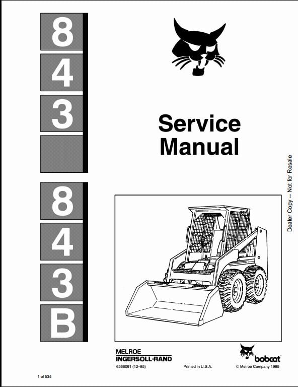 bobcat 853 wiring diagram