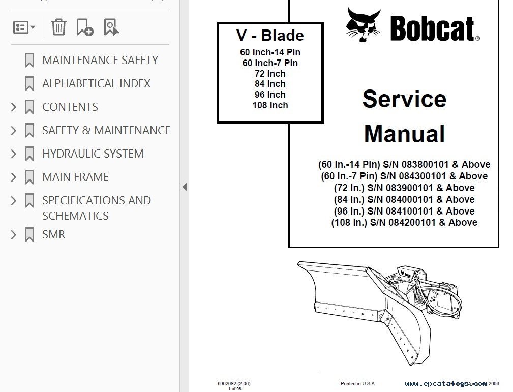 Bobcat 933012 Wiring Diagram