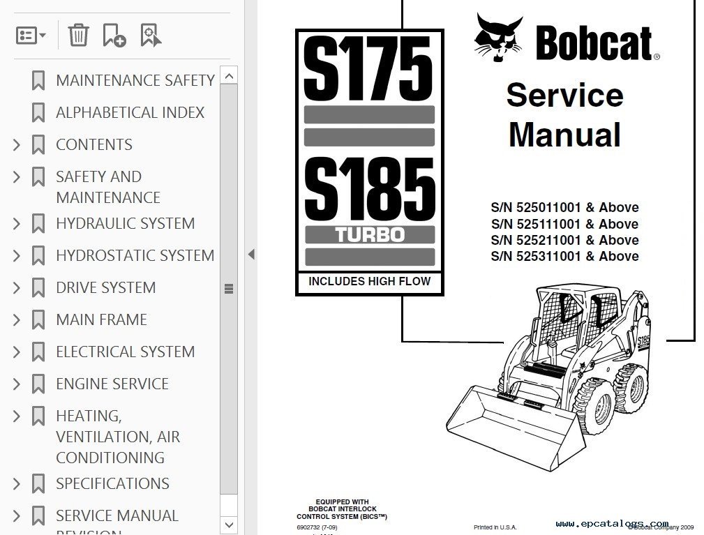 bobcat s185 wiring diagram