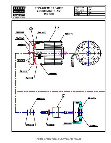 bodine gear motor wiring diagram