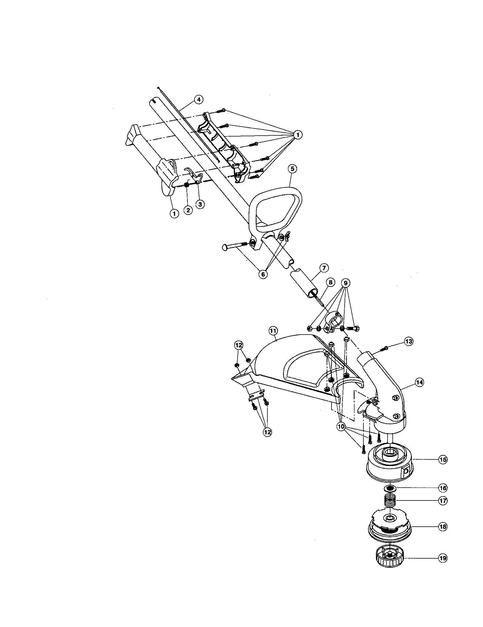 bolens bl100 fuel line diagram