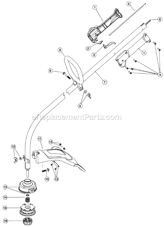 bolens bl100 fuel line diagram