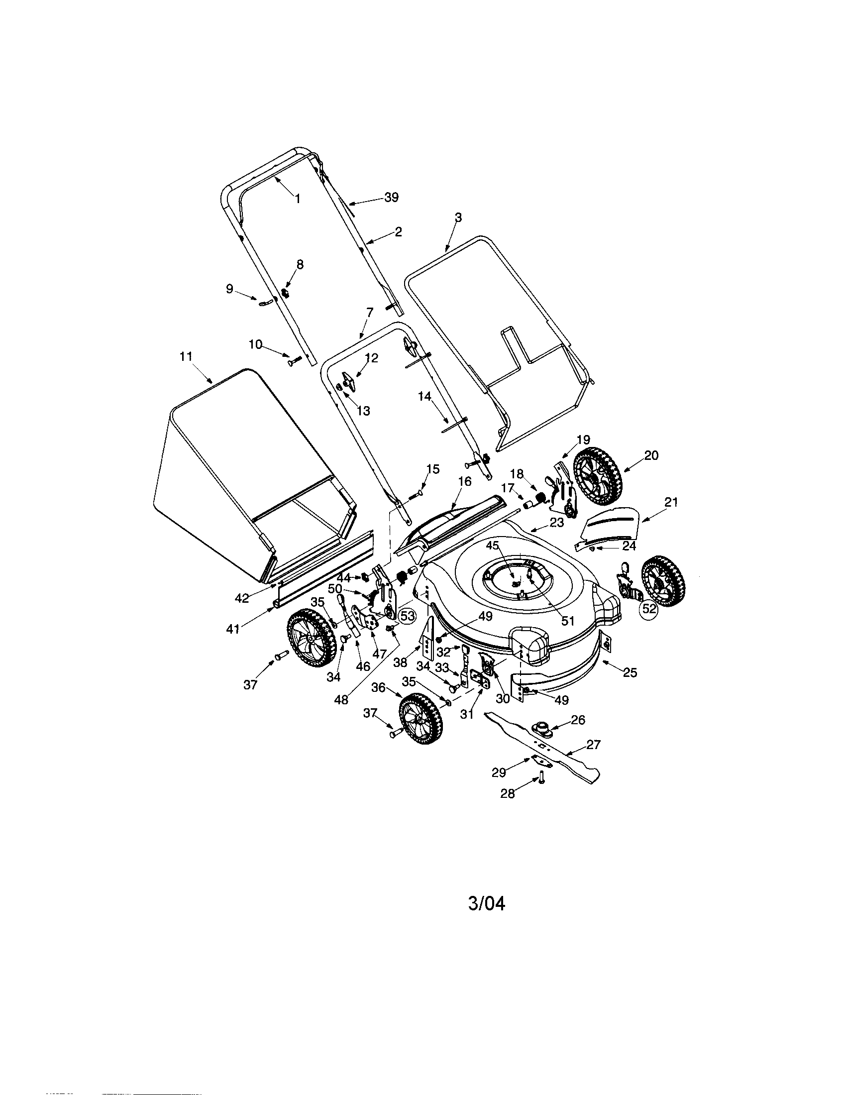 bolens lawn mower parts diagram model 13am762f765