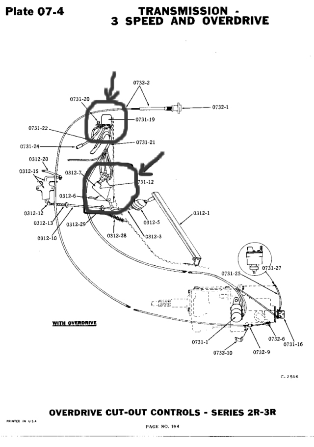 borg warner overdrive wiring diagram