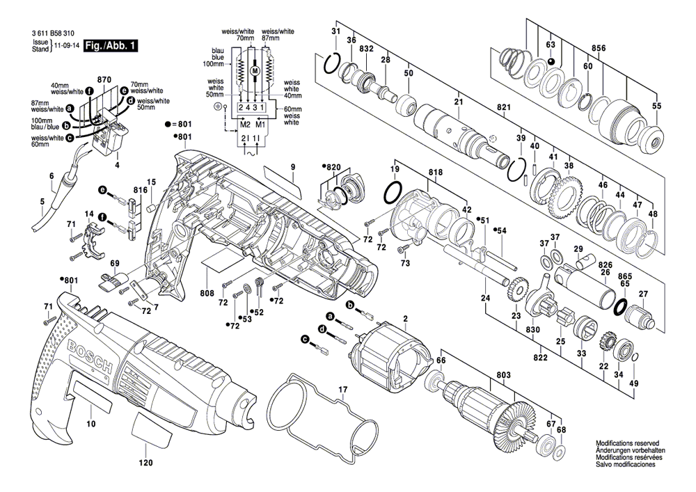 bosch hammer drill wiring diagram