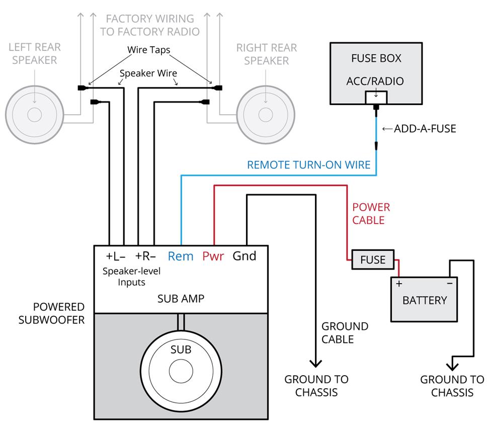 boss 508uab subwoofer hookup wiring diagram