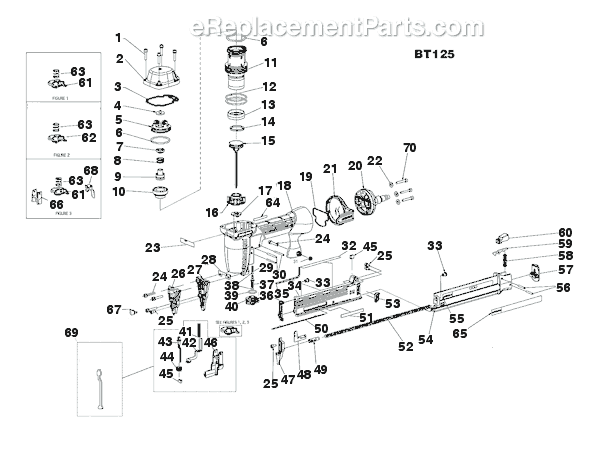 bostitch framing nailer parts diagram