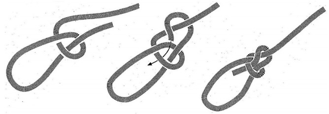 bowline knot diagram