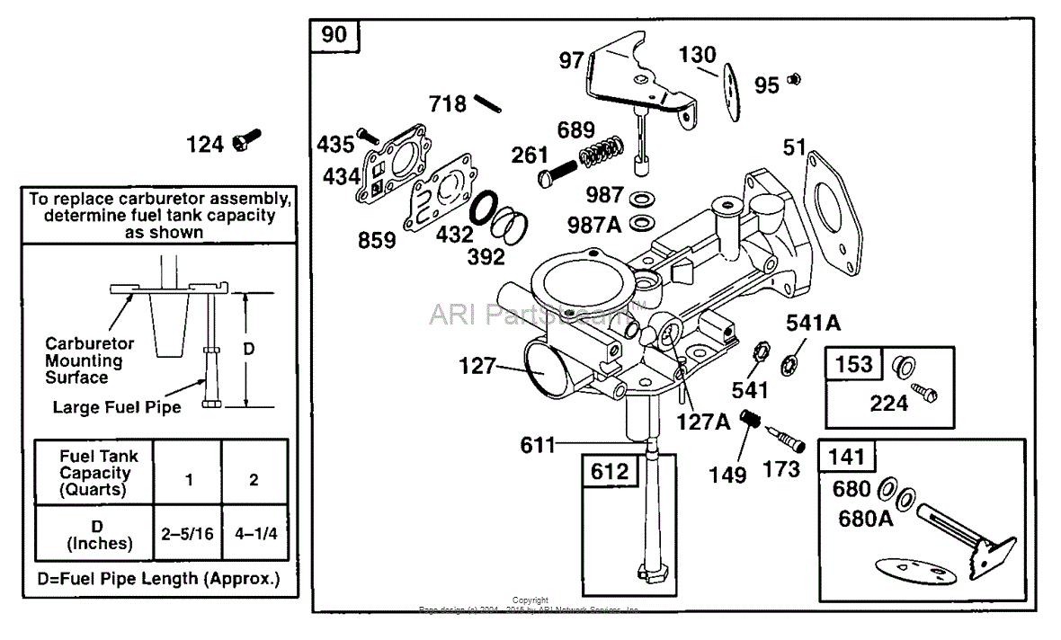 briggs and stratton 300 series carburetor diagram
