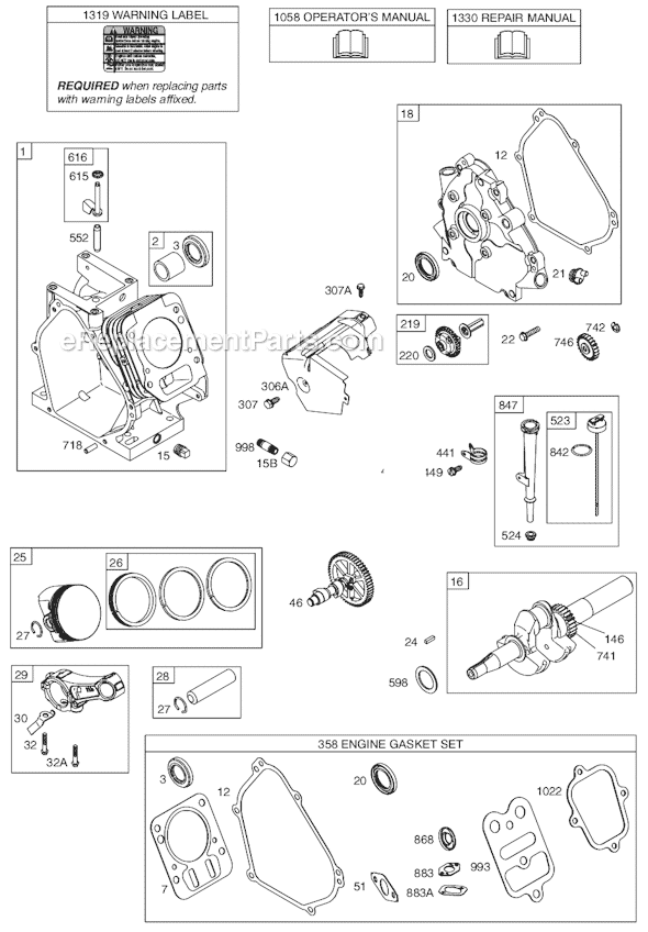 Briggs And Stratton 450e Series Parts Diagram Wiring Diagram Pictures