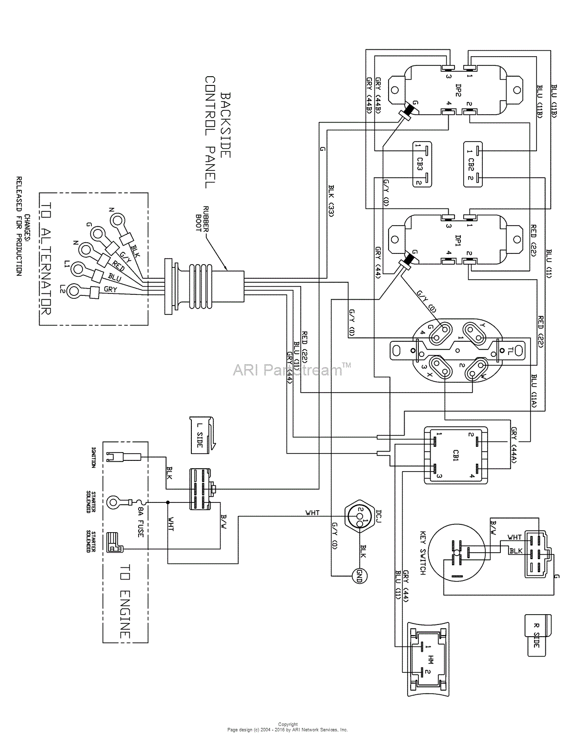 briggs and stratton charging system wiring diagram