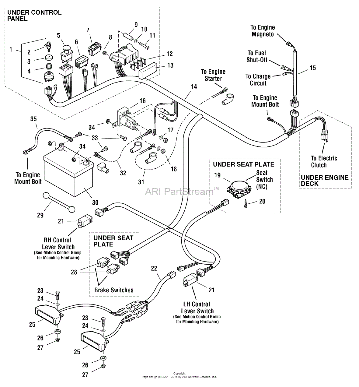 briggs and stratton engine 402707-1205-01 wiring diagram simplicity