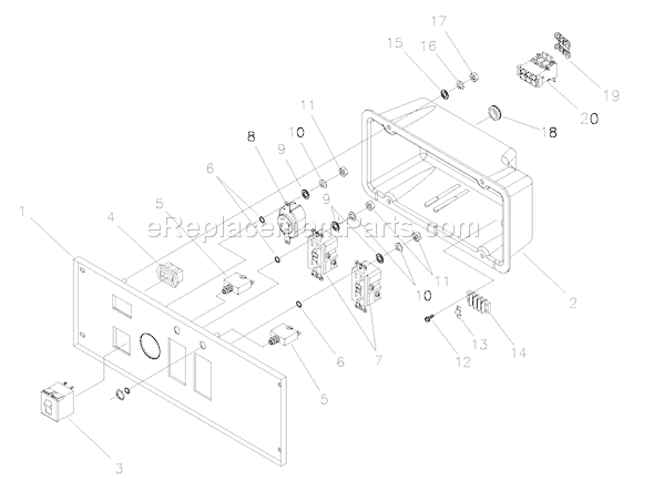 briggs and stratton pro 8000 generator control panel wiring diagram