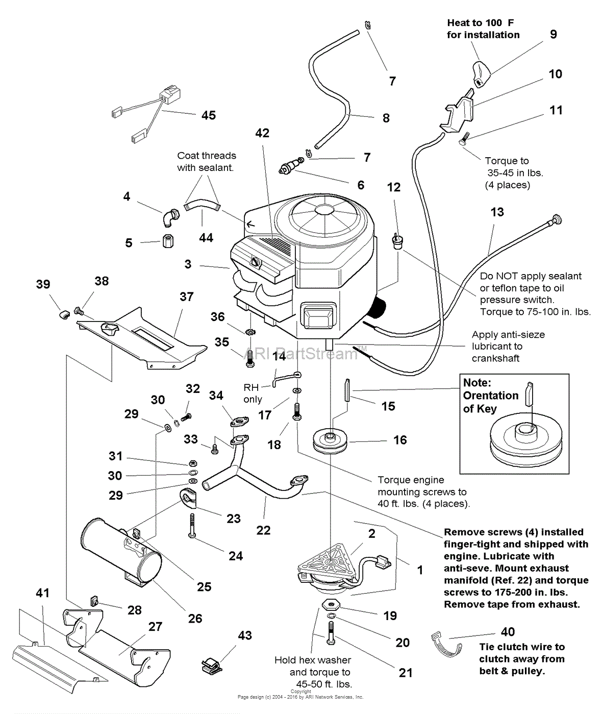 briggs and stratton wiring diagram 16 hp 402707