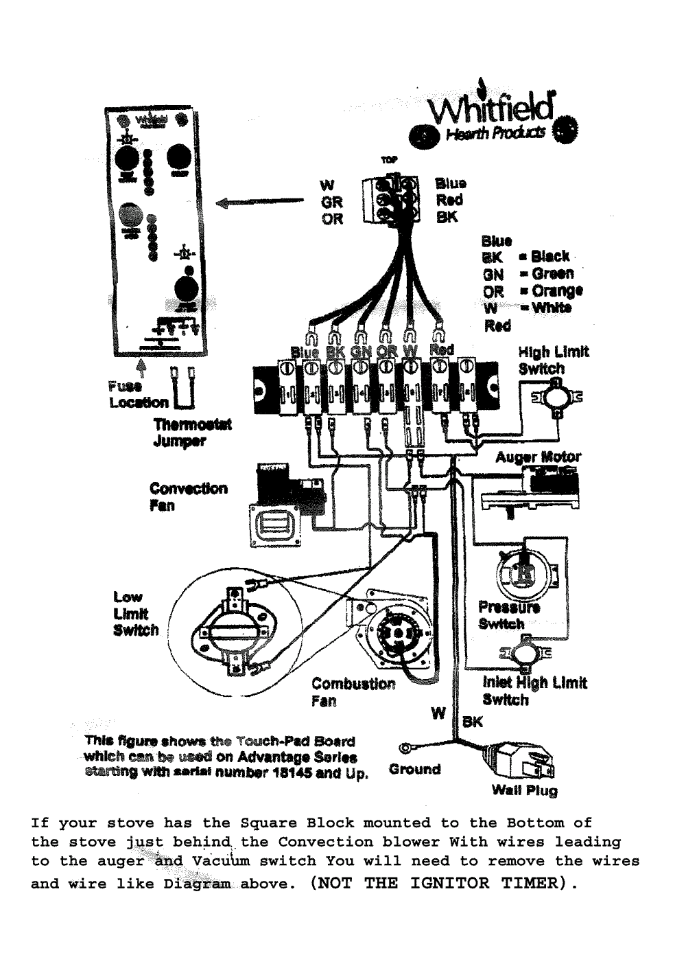 buck stove wiring diagram