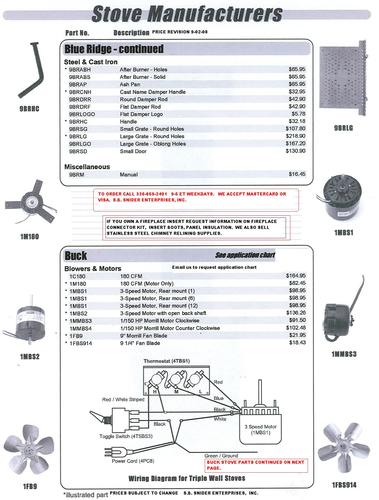 buck stove wiring diagram