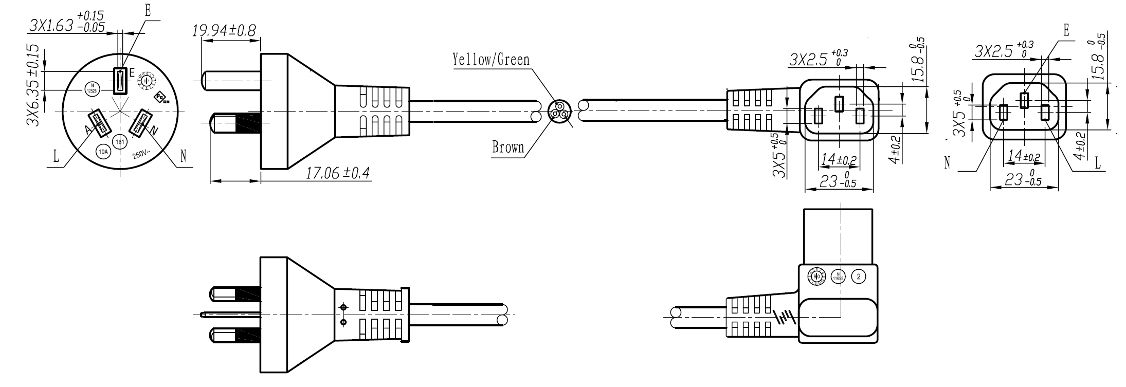 C14 Plug Wiring Diagram - Wiring Diagram Pictures