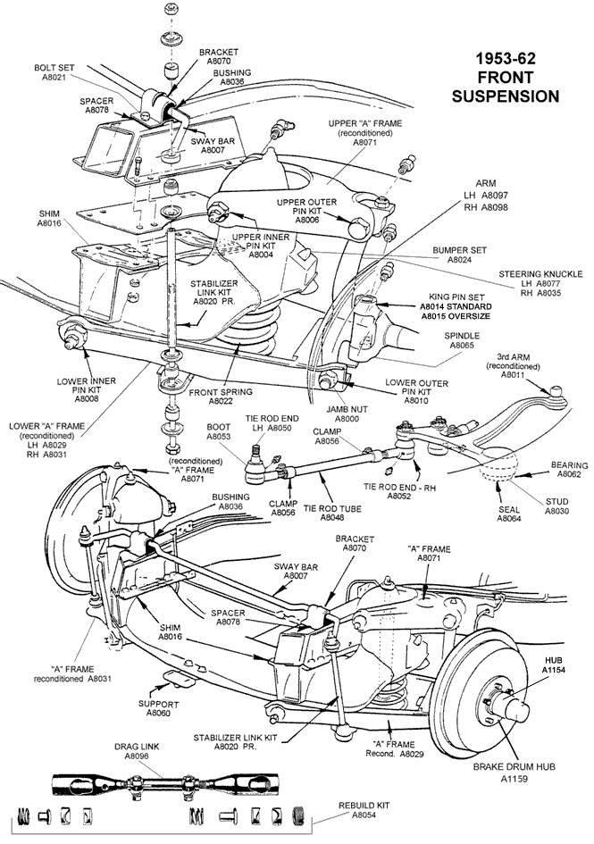 c4 corvette front suspension diagram