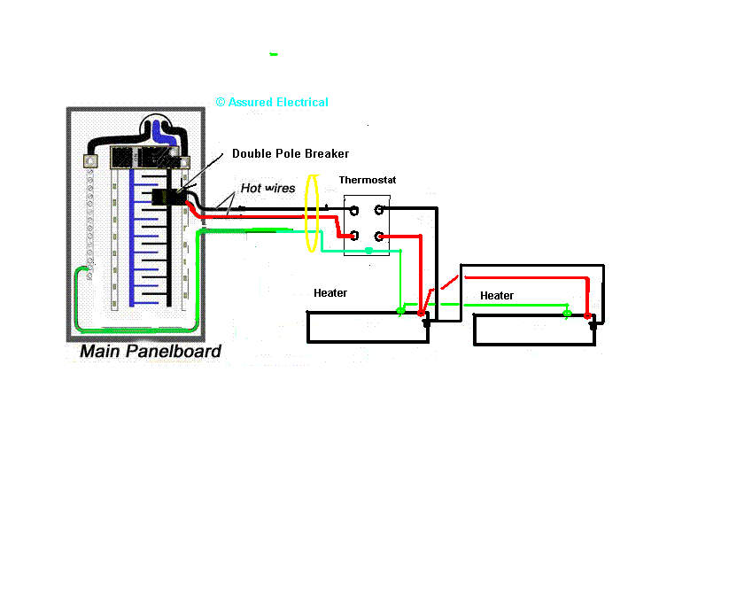 cadet baseboard heater wiring diagram