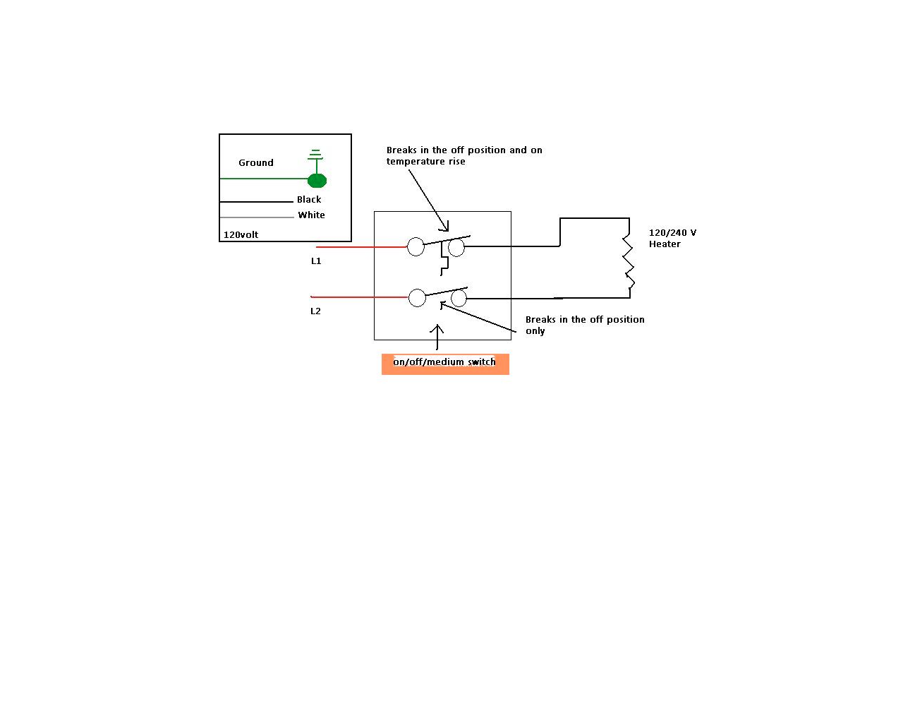 cadet baseboard heater wiring diagram