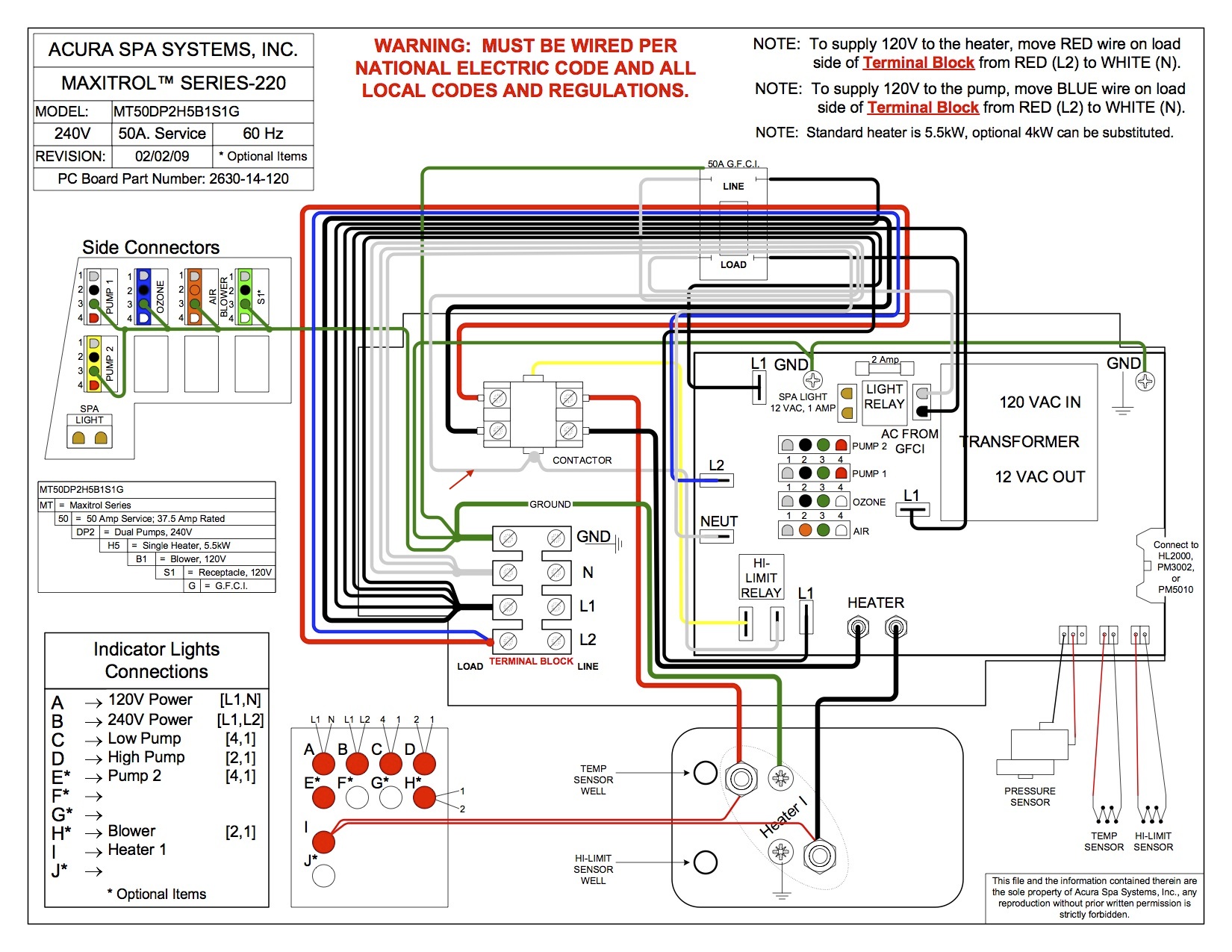 caldera spa parts diagram