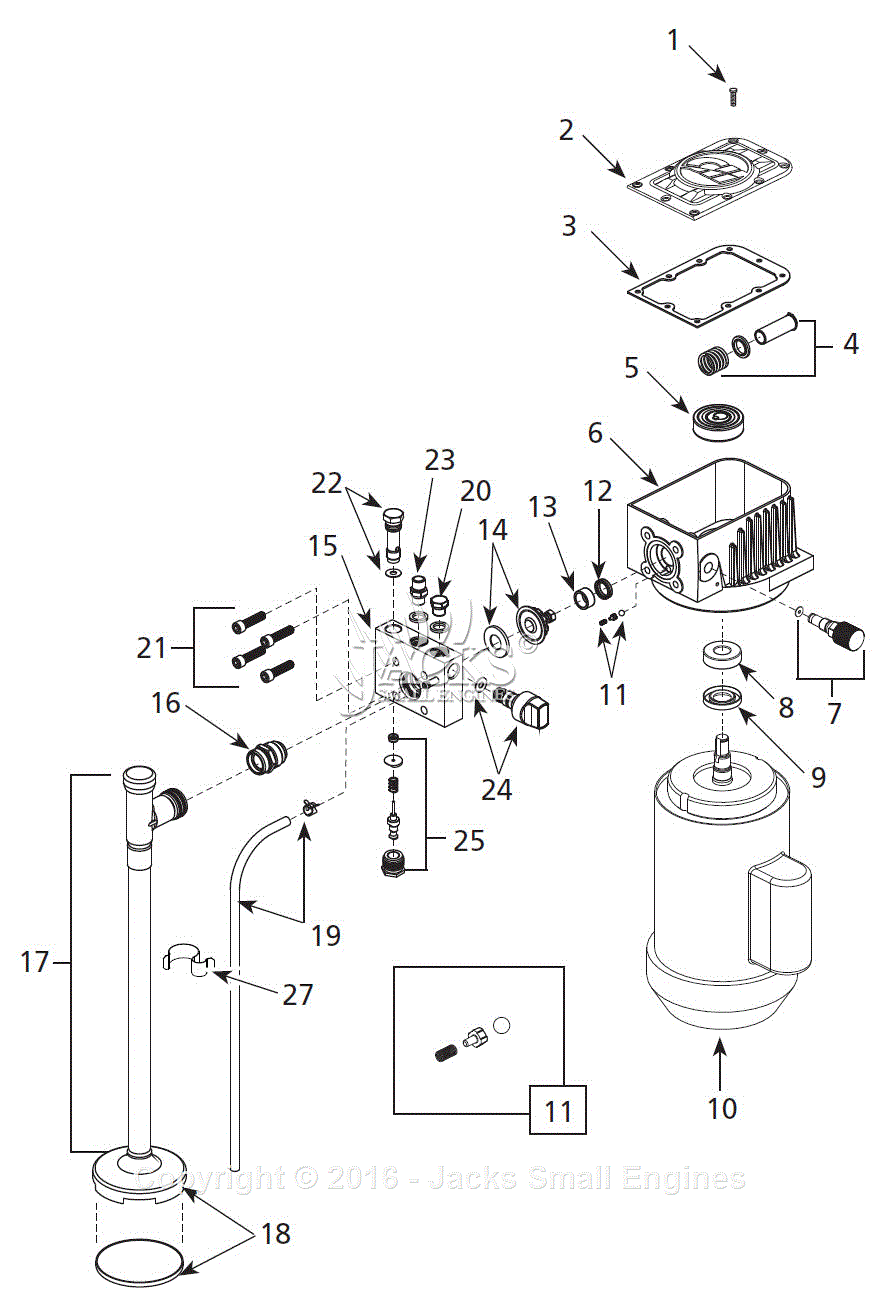 campbell hausfeld airless paint sprayer parts diagram