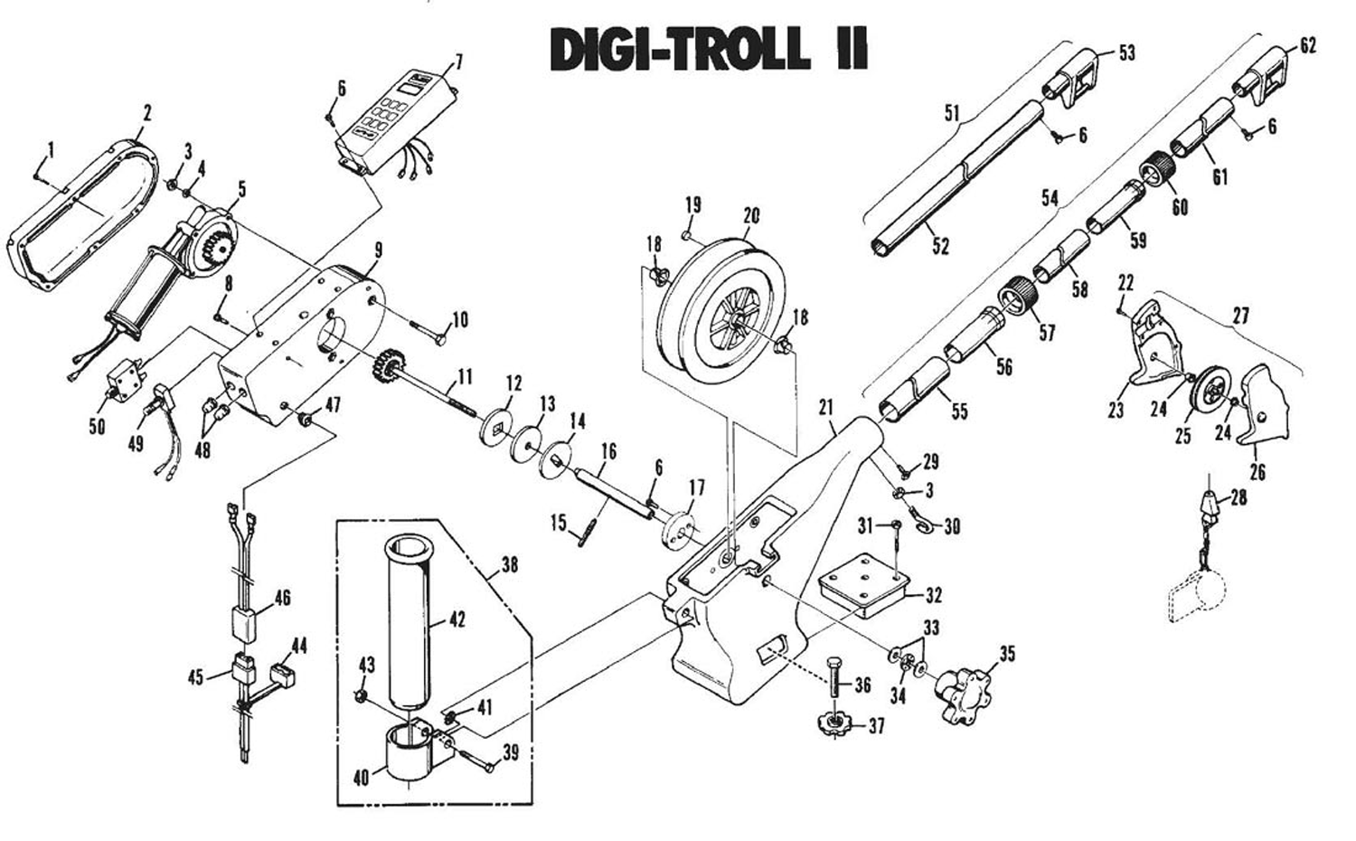 cannon downrigger parts diagram