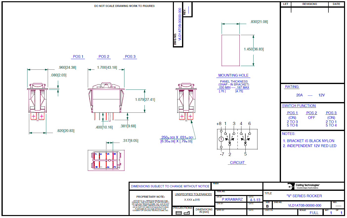 carling 2561 wiring diagram