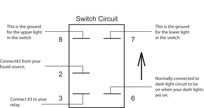 carling rocker switch 6 blade wiring diagram