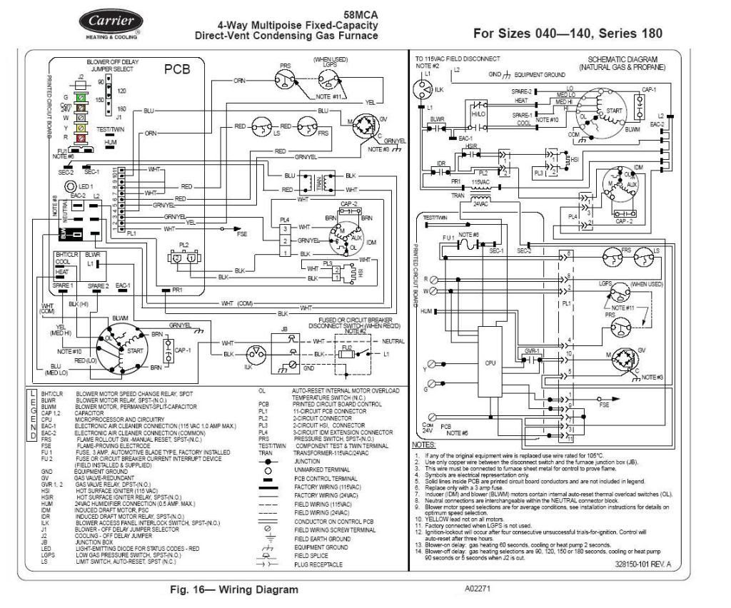 carrier clo board wiring diagram