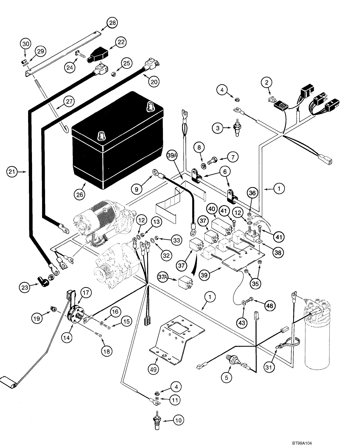 case 1845c wiring schematic