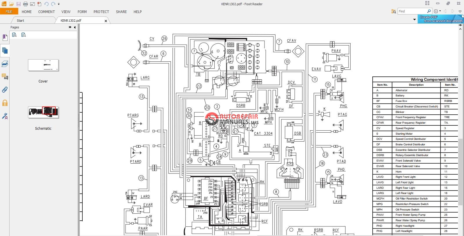 cat 140g wiring diagram