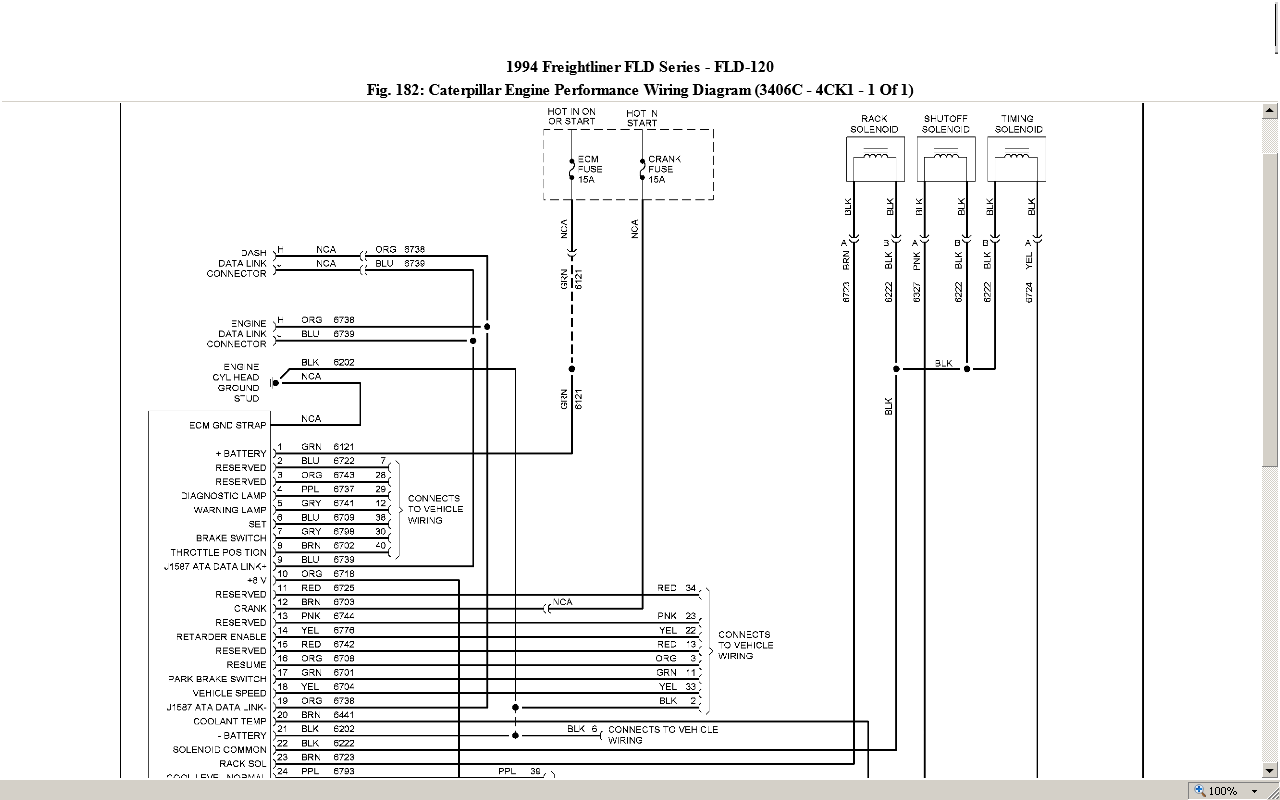 cat 3406b jake brake wiring diagram
