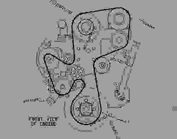 cat c13 serpentine belt diagram