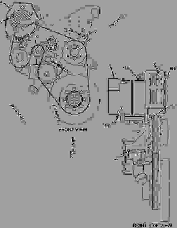 cat c13 serpentine belt diagram