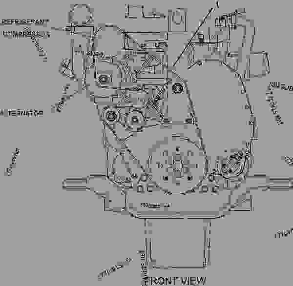 cat c13 serpentine belt diagram