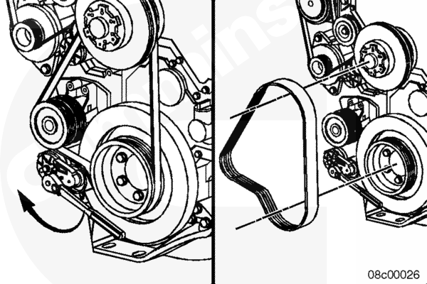 cat c15 belt routing diagram