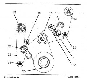 cat c15 belt routing diagram