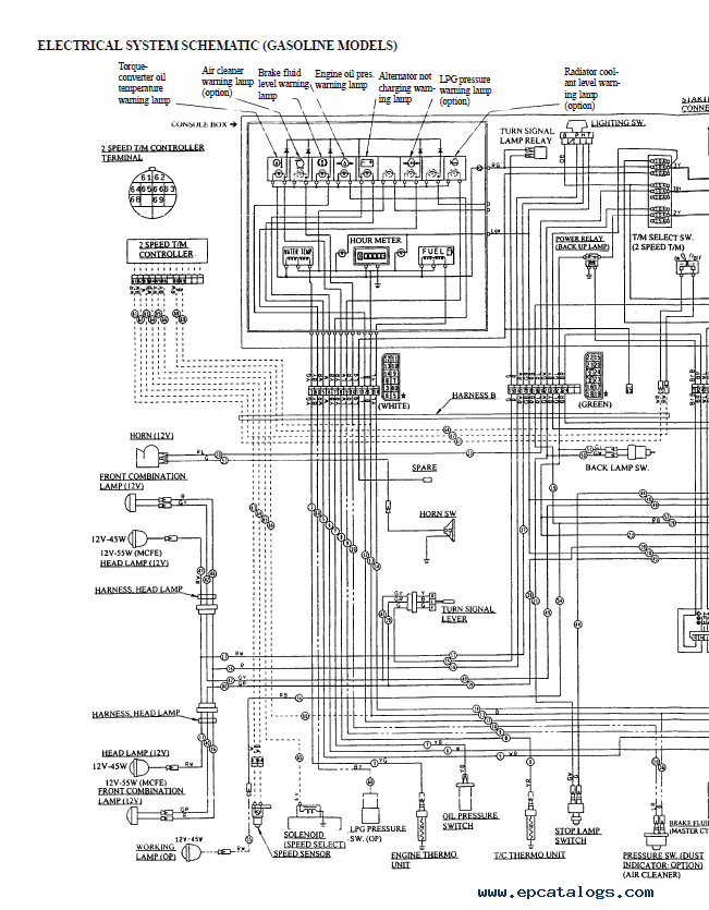 cat model t50d wiring diagram