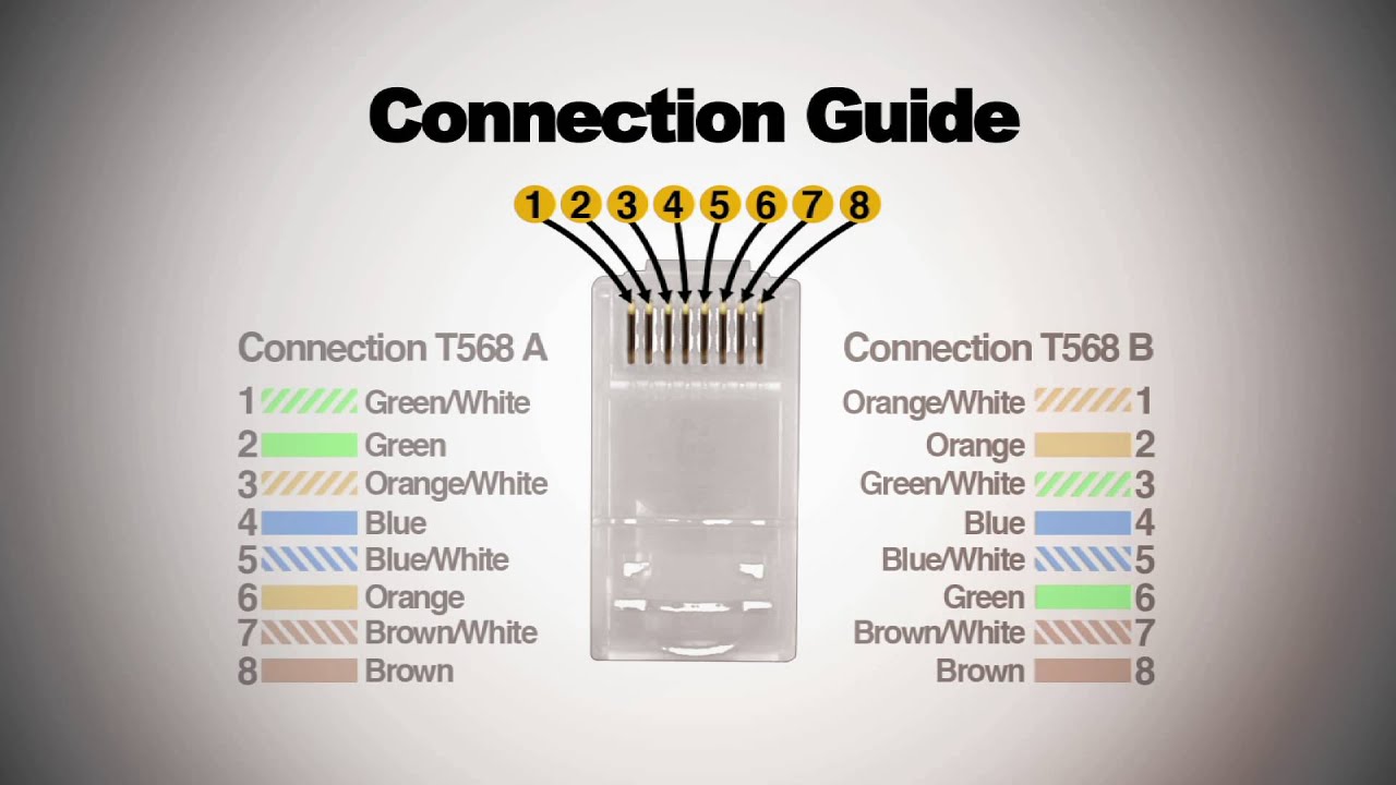 cat6 termination diagram