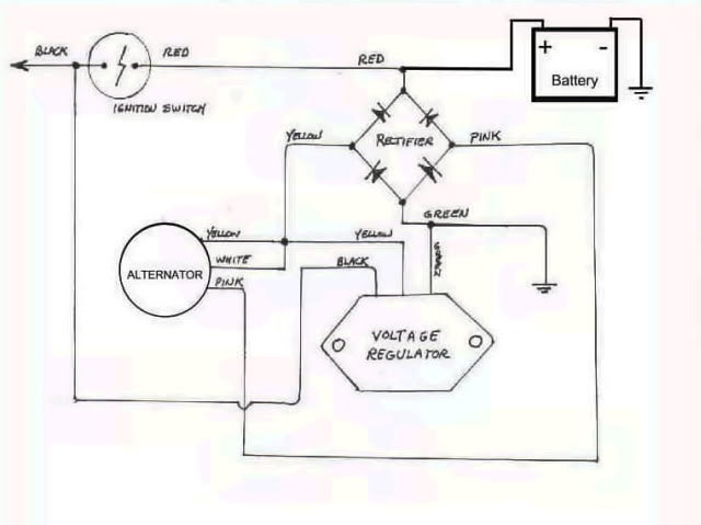 cb350 twin simple wiring diagram