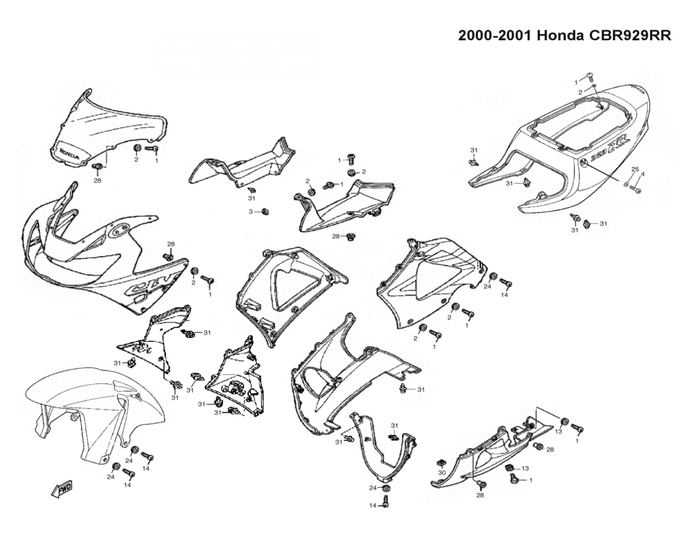 cbr 929 wiring diagram