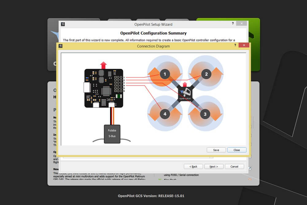 cc3d receiver wiring