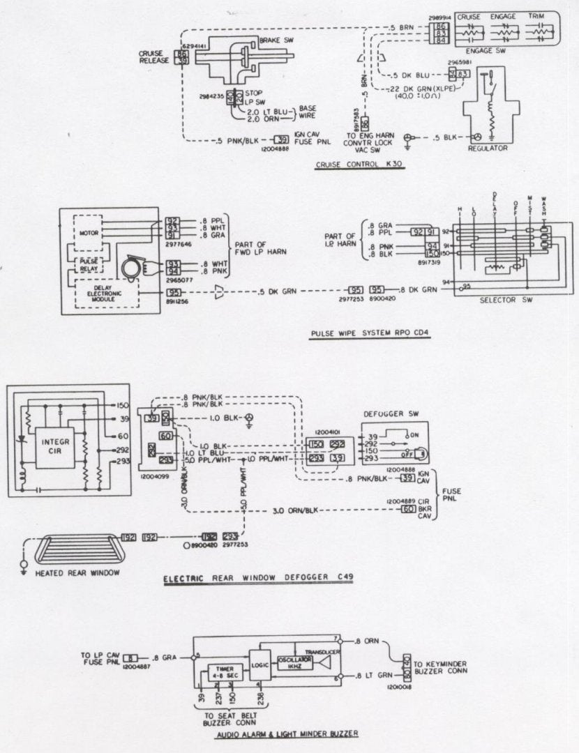 Chevy Camaro Z28 5 7l 1981 Wiring Diagram