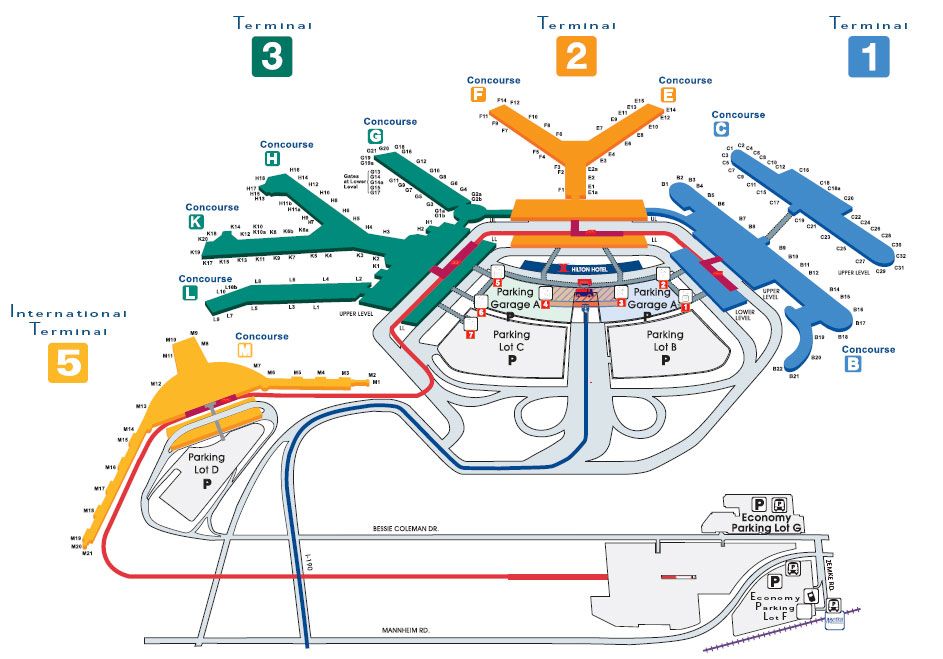 chicago ohare airport diagram