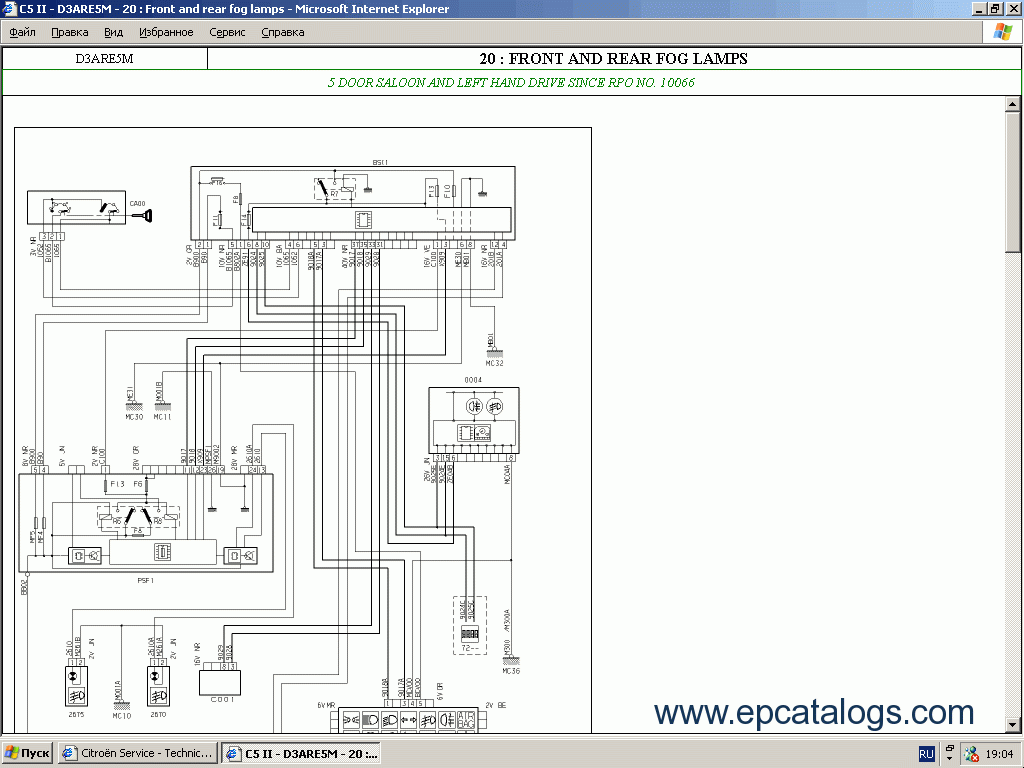 Citroen Xsara Picasso Radio Wiring Diagram